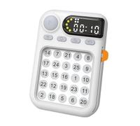 Handheld Memory Game Electronic Focus Training Toy with 80 Cards, Schulte Grid Visual Thinking Trainer, Portable LED Display for Kids Girls Party