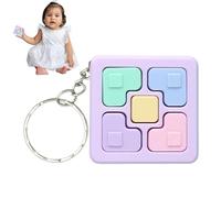 Handheld Memory Game, Repeat The Lighting Color Memorizing Toy Battery Operated for Kids, Easy to Carry Games Toy with Hanging Chain for Keychains, Game Props, Training Toys