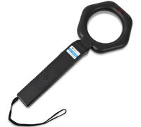 Handheld Metal Detector Black 35x15.5x2.5cm 15.5cm Head LED Sound Adjustable 9V