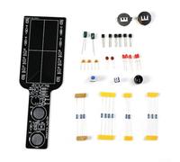 Handheld Metal Detector Kit 3-5V DIY Electronic Kit with LED & Buzzer Alarm for Security Check, Game Entertainment, Object Search, 3-5cm Detec