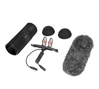 Handheld Mic Windshield Suspension System, BOYA BY-WS1000 Shotgun Microphone Blimps with XLR Cable for 20-22mm Diameter Shotgun Microphones for Canon Nikon Sony DSLR Camcorder Recorder