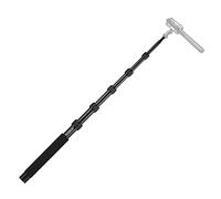 Handheld Microphone Boom Arm 6-Section Extendable Mic Arm Aluminum Alloy Boom Pole for Microphones 1/4 Inch Screw & Thread with Foam Grip Twist Locks 46cm-200cm/18.1in-78.7in Adjustable Length