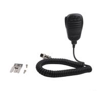 Handheld Microphone MH-31B8 with Speaker for Yaesu FT-847 FT-920 FT-990 FTDX5000 FTDX9000, Heavy Duty ABS Housing, TPU Coiled Cable 1.5m, Large PTT Button, Ergonomic Design, Black