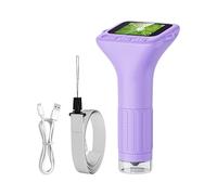 Handheld Microscope For Kids - 6 Inch 1000X Science Experiment Toy | Portable Children's Microscope For Kids Students Homeschooling Young Learners Science Enthusiasts Classroom