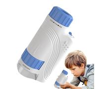 Handheld Microscope for Kids,60-120X Handheld Educational Toy - with LED Light Portable Microscope | for Boys Girls Teens Classroom Study Garden Courtyard Camping School Activity