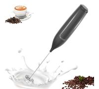 Handheld Milk Frother, LULUWA Battery Powered Mini Blender Egg Beater Electric Portable Whisk Drink Mixer for Macchiato Latte Cappuccino Matcha and Hot Chocolate & Without Batteries