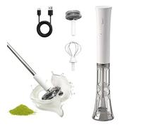 Handheld Milk Frother with 10,000 RPM Brushless Motor, USB-C Rechargeable & Dual-Layer Whisk | 3 Speeds for Lattes, Plant Milks & More, Compact, Easy Clean, for Home, Office & Travel