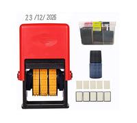 Handheld Mini Bottle Metal Can Food Plastic Bag Date Stamp Black Quick-Drying Ink Seal Stamping Date Printer Dot matrix Font Bag Carton