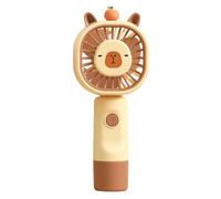 Handheld Mini Fan | Portable Capybara 5-Level USB Charging Fan - Cute Hand Cooling Fidget,for Travel Camping Summer Outdoor Commuting Office Vacation Road Trip Sports