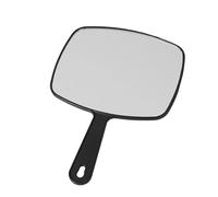 Handheld Mirror Black With 26.2x18.8CM Square Makeup Handheld Mirror Portable Makeup Salon Suitable For Barber Shop Hairdressing Home