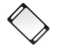 Handheld Mirrour Large Hand Mirrour With Double Handle Rectangular Hand Held Mirrour With Handle Hair Salon Equipment