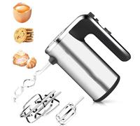 Handheld Mixer, 650W Powerful Motor with 4 Beaters, 5-Speed Electric Egg Beater for Whipping Blending, Lightweight Kitchen Mixer for Baking Cake Cookie Dough
