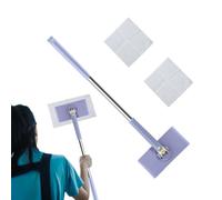 Handheld Mop | Mini Cleaning Mop | 27.56inch Length Floor Cleaner Broom for Household Cleaning Kitchen Apartment Bathroom House