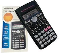 Handheld Multi-Function 2-Line Display Digital LCD Scientific Calculator School Secondary For Science Maths Stationary Calculator 240 Calculations Function Auto Power Off and also for colleges
