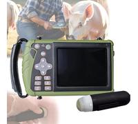 Handheld Multi-Function Veterinary Ultrasound Machine Pregnancy Portable Ultrasound Scanner Veterinary, Animal Portable B-Ultrasound Scanner Machine,for Livestock and Pet Inspection