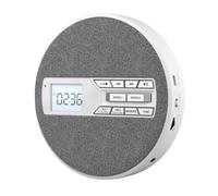 Handheld Music Player Disc Player with Anti Slip Fabric Surfaces and MP3 Compatibility for Daily Entertainment Stereophonic Disc