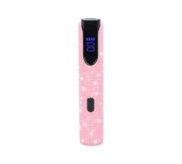 Handheld Nail Lamp Portable Nail Lamp Dual-Light Sources Two-Speed Timer for Home or Professional Use (Pink)