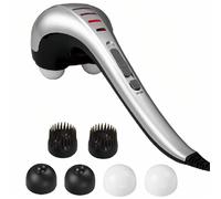 Handheld Neck Back Massager Deep Tissue Percussion Massage Compatible Shoulder, Leg, Foot, Muscles, Electric Double Head Full Body Mass