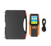 Handheld O2 Detector with 0 to 30% Vol Measurement Range Digital Oxygen Meter with Temperature and Humidity Display LCD Screen with Adjustable Brightness and 2000mAh Rechargeable
