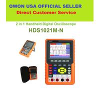 Handheld OWON HDS1021M-N Digital Oscilloscope FFT Waveform Record & Replay SCPI