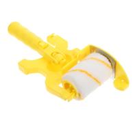 Handheld Paint Edger Roller Brush Kit with Replacement Roller and Pole
