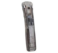 Handheld Paper Clip Clamp Dispenser 40-50 Sheets Capacity No Damage Binding, Metal Clamps File Clip Roll Clips for with Wrapping with Tape Stapler Portable Handheld