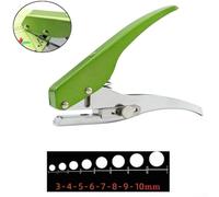 Handheld Paper Punch for ID Cards and Photos Effortlessly Create Holes with Adjustable Depth and Ergonomic Design (7mm)