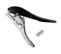Handheld Paper Puncher Tool Ergonomic Grip Single Hole Puncher Pliers for Paper Laminated Film and Card Making Handheld Hit Pliers