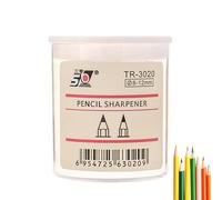 Handheld Pencil Sharpener - Transparent Makeup and Eyeliner Sharpener, Portable Stationery Tool | Durable Material Detail, Convenient Purpose, Perfect for Boys Girls Students Artists Travel Kits Home