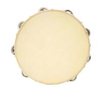 Handheld Percussion Drums Natural Materials Construction 5 Pair Metal Bells Musical Learning Tool for All Age Groups Wedding/Birthday Party Percussion Instrument