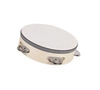 Handheld Percussion Drums Natural Materials Construction Metal Bells Musical Learning Tool Suitable for All Age Groups Orff Percussion Hand Toll Drum