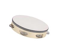 Handheld Percussion Drums Natural Materials Construction Metal Bells Musical Learning Tool Suitable for All Age Groups Orff Percussion Hand Toll Drum
