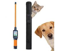 Handheld Pet Microchip Scanner Reader, Identifier for Animal Ear Tags, Compatible with FDX-B, FDX-A, HDX ISO11784/85, Stores Up to 20,000 Tag Information