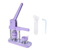 Handheld Pin Badge Maker Creative Round Badge Press Device Pin Maker Set with Cutter and Button Materials
