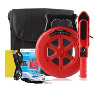 Handheld Pipe Locators, 20/30/40m Pipe Blockage Detector, Sensitivity Adjustable Accurate Positioning Alert, with 8 Probe(40m)