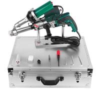 Handheld Plastic Extruder Welding Gun with Temperature Display, 220V Hand Extrusion Welder Kit for Pipe Fabrication, Repair, and Plastic Welding