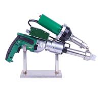 Handheld Plastic Welding Extruder Gun - Dual Heating Pipe Hot Nail Welding Machine for Plastic Repair and Fabrication