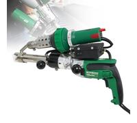 Handheld Plastic Welding Machine with Dual Heating System for Efficient Extrusion Welding on Geomembranes and Roofing