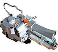 Handheld Pneumatic Baler for Straps 16-25mm Width 0.6-1.5mm Thick, 3500N Max Tension Force Air Powered with Friction Heat Sealing, Portable Wrapping Tool for Heavy Industrial Bundling(A-19)