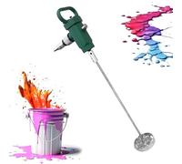 Handheld Pneumatic Paint Mixer with Stepless Speed Regulation for Low-Noise, Efficient Mixing