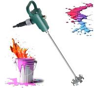Handheld Pneumatic Paint Mixer with Stepless Speed Regulation, Low Noise and Wear for Efficient Paint Mixing