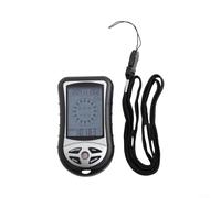 Handheld Pocket Altimeter Barometer For Compass Thermometer with Weather Forecast & Electronic Backlight - Multi-Function Outdoor Navigation Tool for Hiking,