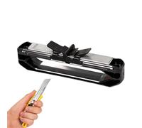 Handheld Pocket Knives Sharpener, Angle Guided Handheld Outdoor Sharpener, Manual Knives Tool with Non-Slip Grip, for Picnic Home Cooks Chefs Camping Workshop Butchers Barbers Farm