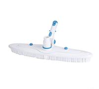 Handheld Pool Suction Brush with Absorbent Glue for Efficient Cleaning of Swimming Pools, Spas and Hot Springs, Plastic Construction, Lightweight Portable Design, White, 46 x 23 x 12 cm