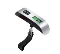 Handheld Portable Digital Luggage Scale with Grip Travel Portable Electronic Weighing Suitcase and Bag Digital Suitcase Weighing Scales (110Lb/50kg - Black)