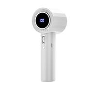 Handheld Portable Fan - USB Charging Handheld Fan | Digital Display Desktop Fans | Rechargeable Turbine | Digital Display Warm Weather Must Have Supplies for the