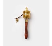 handheld prayer, Tibetan Prayer Wheel,Buddhist Prayer Wheel Hand Held Prayer Wheel Tibetan Buddhist Prayer Wheel Waving Handmade Religious Collectible (Color : 2) (Color : 1)(Color:1)