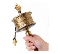 Handheld Prayer Wheel, Buddhist Prayer Wheel, Wheel Buddha Worship Scriptures Prayer Wheel, Wheel for Praying, Blessing, Relax