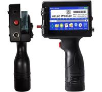 Handheld Printer - High Definition Inkjet Code Printer With LED Touchscreen, Quick-Drying Ink Cartridge - Portable Label Printer For Barcode/Production Date/Trademark Logo - Graphic Printing Available