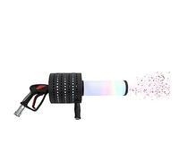 Handheld Professional Confetti Machine 7 Colors Co₂ Fog Smoke Spraying Fogger Effects Led Effect Gun Dry Ice Atmosphere Props Builder For Dj Disco Family Parties Party Wedding Stage Concerts Theater